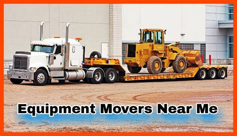 machine tool movers near me